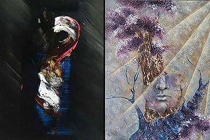 نمایشگاه نقاشی‌ مینا گل‌پرور و منوچهر کاشفی در در گالری گلستان