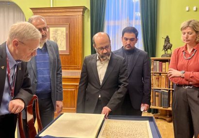بازدید رئیس سازمان اسناد و کتابخانه ملی ایران از کتابخانه ملی روسیه
